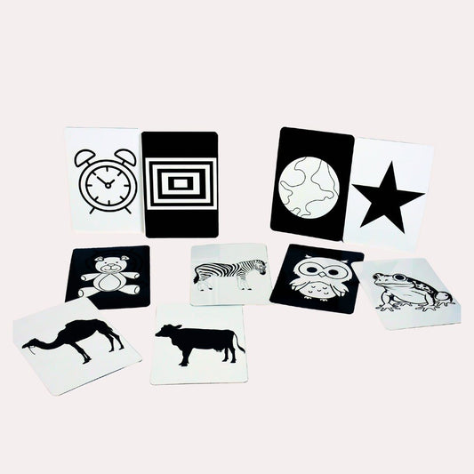 High Contrast Black and White Flash Cards - Little Learners World