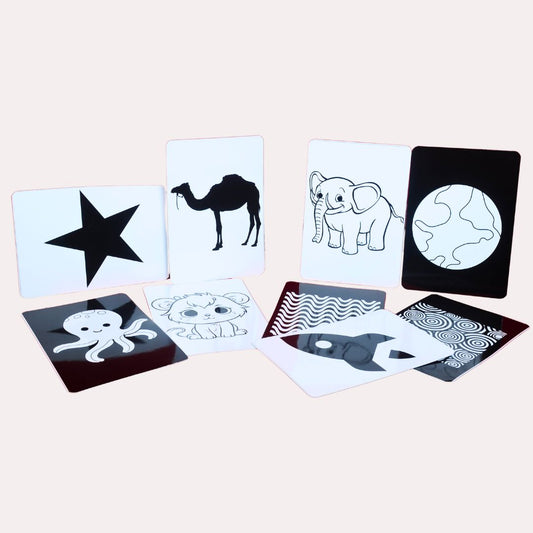 High Contrast Black and White Flash Cards - Little Learners World