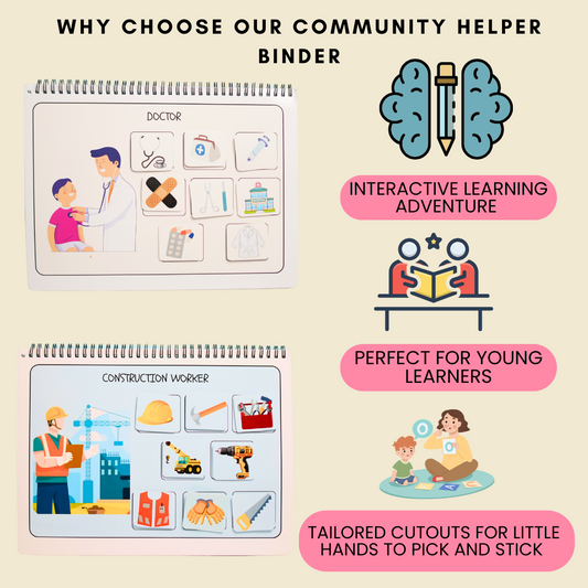 Community Helpers Binder - Little Learners World