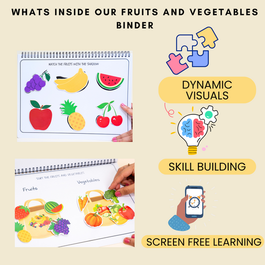 Pack of 7 Activity Binder with Shapes Ring Binder & 2D Tracing Shapes Worksheet - Little Learners World