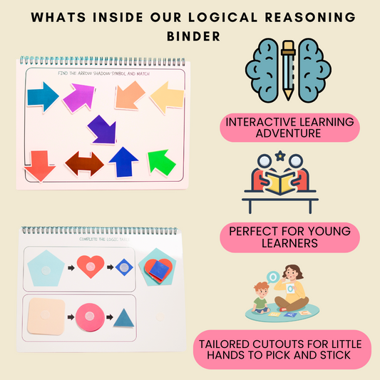 Alphabet Binder Numbers Binder and logical Reasoning binders Combos - Little Learners World