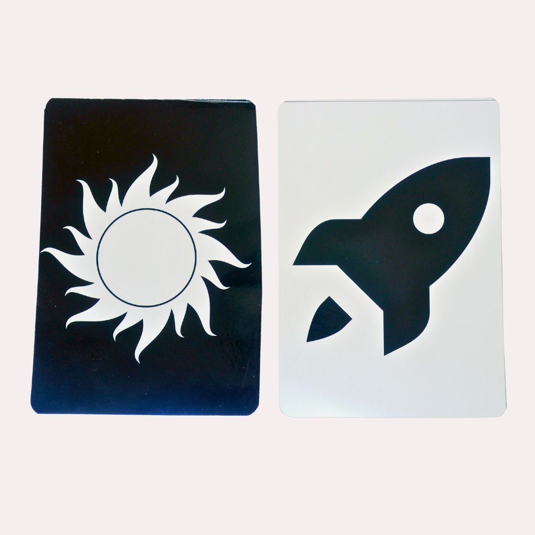 High Contrast Black and White Flash Cards - Little Learners World