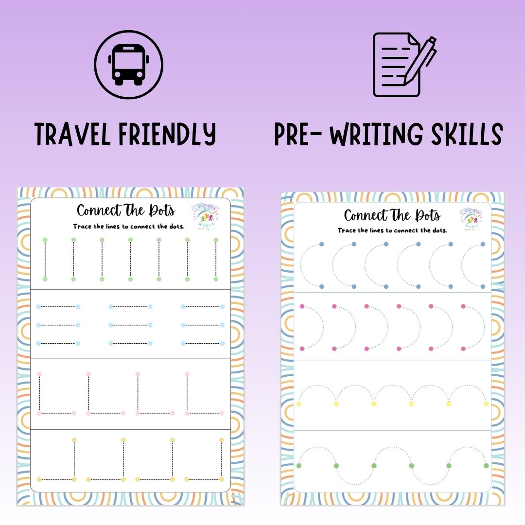 Reusable Tracing Worksheet ( Stage 1 ) - Little Learners World
