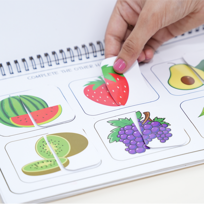 Fruits & Vegetables Activity Binder - Little Learners World