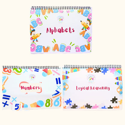 Alphabet Binder Numbers Binder and logical Reasoning binders Combos - Little Learners World