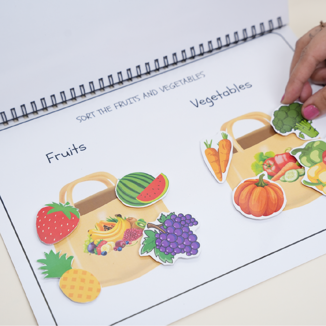 Fruits & Vegetables Activity Binder - Little Learners World
